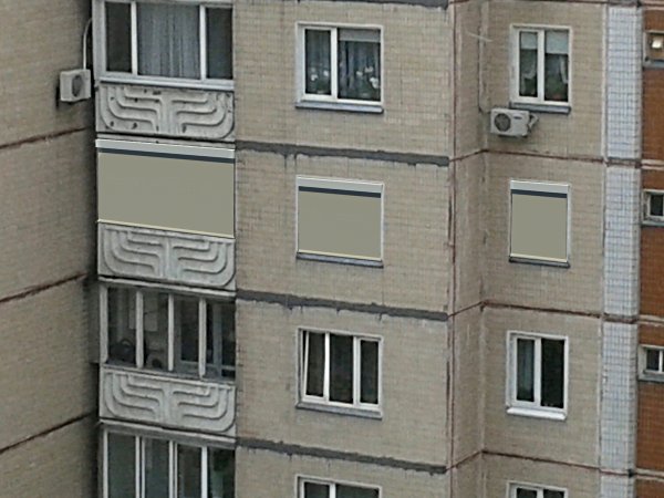 Балкон и шторы